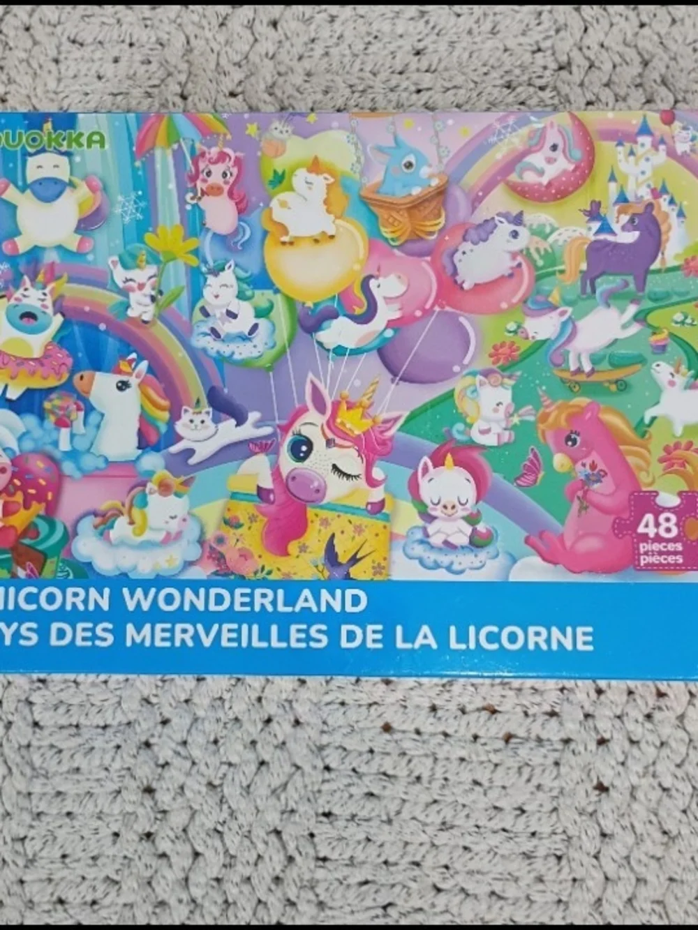 NWT Quokka Unicorn Wonderland 2x3 ft Giant Floor Puzzle